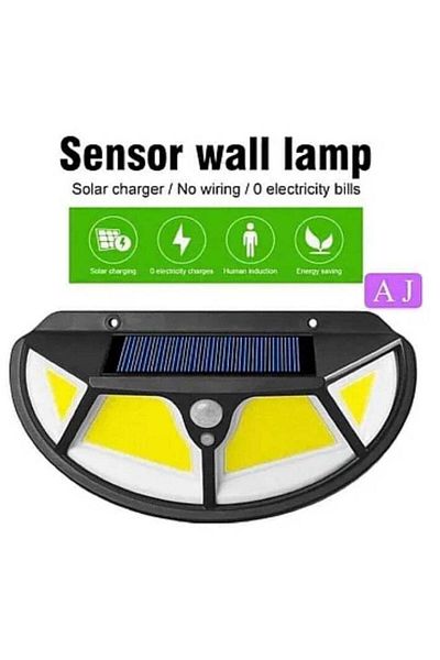 divendi-ro 6 x SH -122 LED COB solar lamp with motion sensor and 3 light modes
