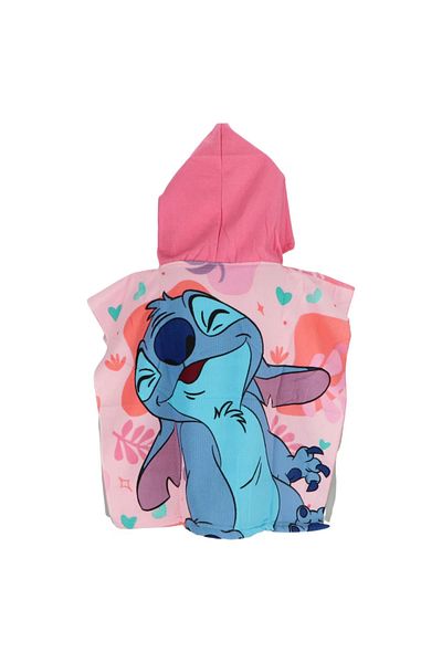 Stitch Prosop de baie pentru copii, tip poncho, multicolor, 50x100 cm, So fun, Stitch, Disney