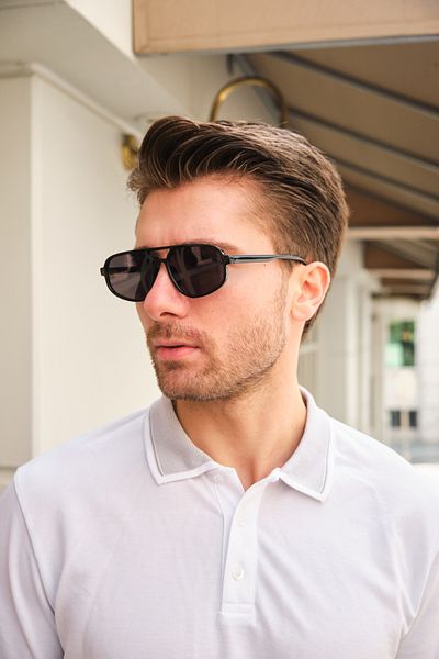 Monvago Mv02035 Black Men's Sunglasses