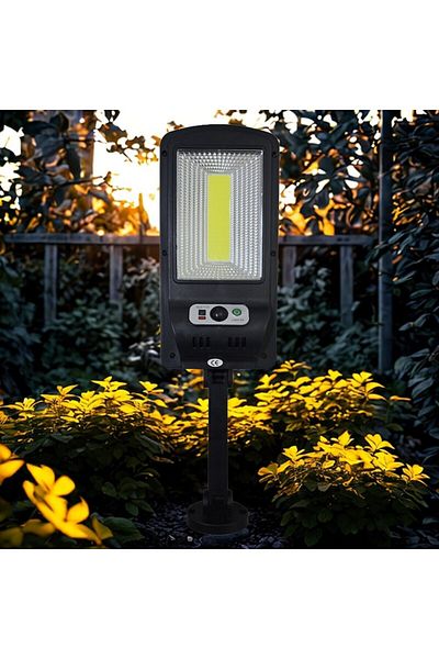 NEXTLY Lampa solara de exterior cu telecomanda NEXTLY, ajustabila, 100 leduri COB, ABS, W756-1, negru