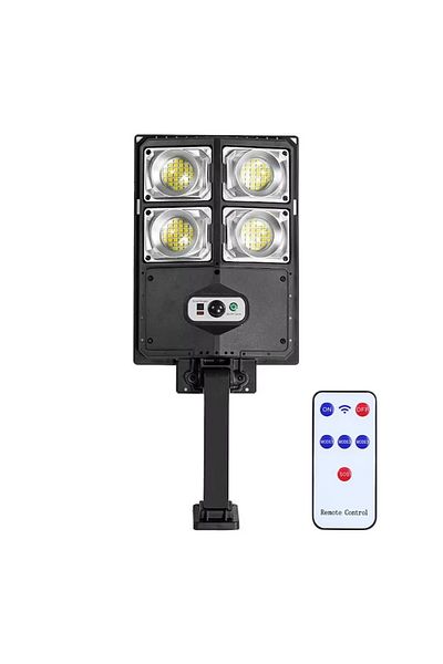 NEXTLY Lampa solara stradala de exterior cu telecomanda NEXTLY, ajustabila, ABS, W789A-2, negru