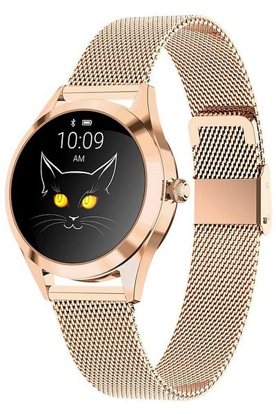 ideal STORE IdealStore Kingwear 10 Smartwatch and Fitness Bracelet, Heart Rate Monitor, Pedometer, Cone