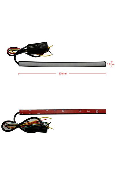 ideal STORE Banda lumina de zi DRL idealSTORE 30cm cu functie de semnalizare dinamica si fir separat pentru flas
