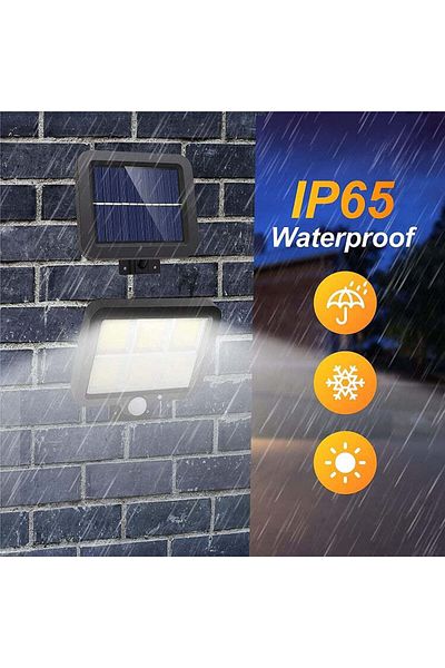 Welora Set 2 X Solar Lamp 120 LED COB 30W COB 120 LED, Detachable Panel - 200 x 200 x 200 x 200 mm