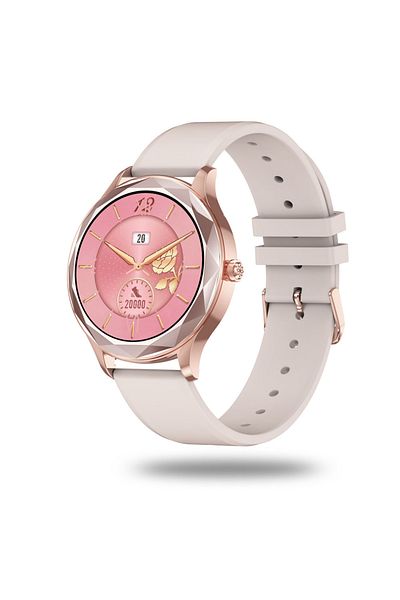 ideal STORE Ceas SmartWatch Diamond DT86 idealStore, Design Premium, Display 1.09 inch, Ecran LCD, Impermeabil I