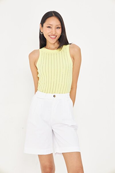 TIFFANY&TOMATO Sıra Taşlı Basic Atlet