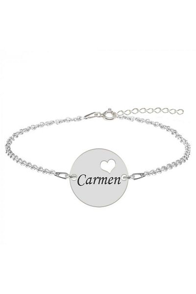 saratremo Ingrid - Brățară personalizată cu nume pe argint 925