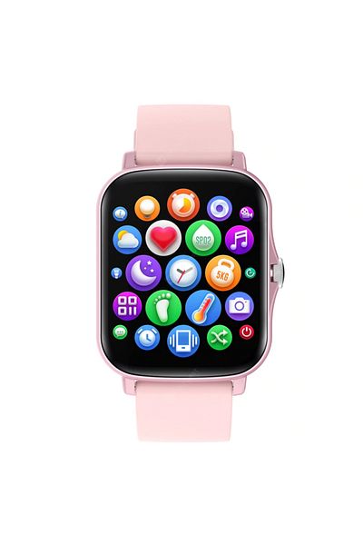 ideal STORE Ceas SmartWatch Y20 SquareStyle idealStore, Waterproof, Ecran Tactil HD, 1.7 inch, Compatibilitate A