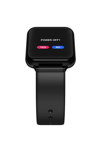 ideal STORE Ceas Smartwatch Fitness BestTime Hero Black, 1.3 inch Full Touch Screen, Control complet al sanatati