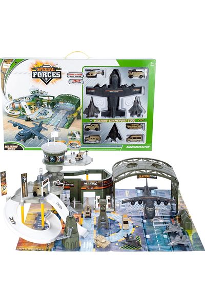 IDL MILITARY BASE with IDL SPECIAL FORCES Airfield, Stimulates imagination and dexterity, Offers the possibility
