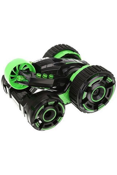 ideal STORE Masinuta cu telecomanda idealSTORE, Green Furios Car, Dimensiuni 30 x 15 x 9.5 cm, Echipata cu 5 rot