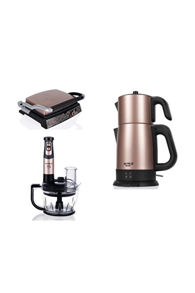 Arnica 3 Lü Elektronik Çeyiz Paketi Rose St-90004