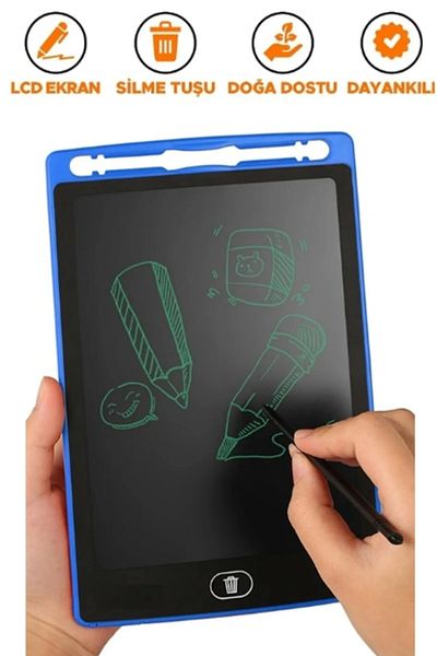 AYGÖREN HOME Digital graphic children's writing board drawing tablet lcd 8.5 inch drawing tablet toy educational and instructional