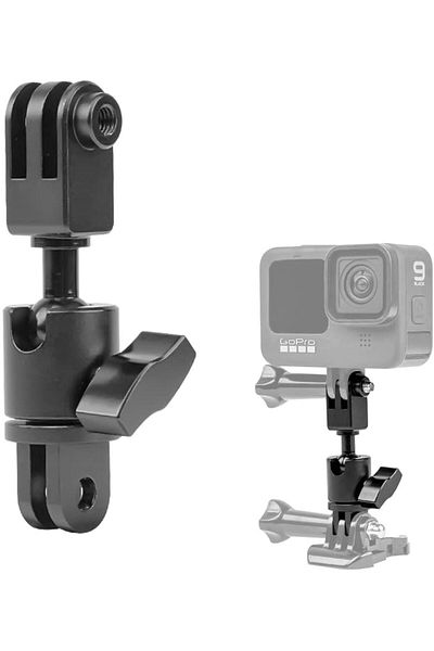 SUREWO Surewo angle adapter, 360 degree rotation, aluminum material, compatible with GoPro Hero 13,12,11,10