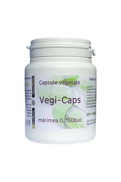 Aghoras Empty Vegetable Capsules, 150 pcs, Vegi-Caps, Aghoras