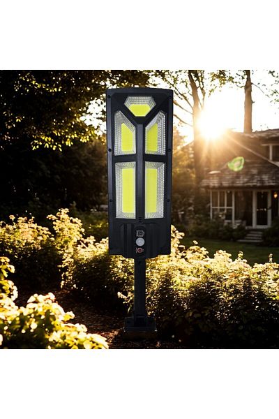 NEXTLY Lampa solara de exterior cu telecomanda NEXTLY, ajustabila, ABS, SL-182COB, negru