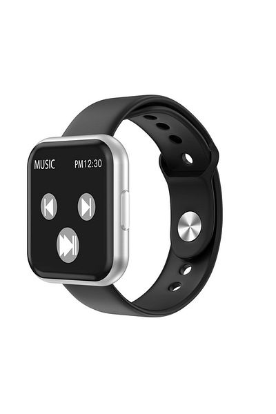 ideal STORE Ceas SmartWatch si Bratara Fitness IdealSTORE 88, Bratara Metalica Magnetica, Monitorizare ritm card