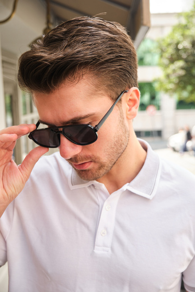 Monvago Mv02035 Black Men's Sunglasses