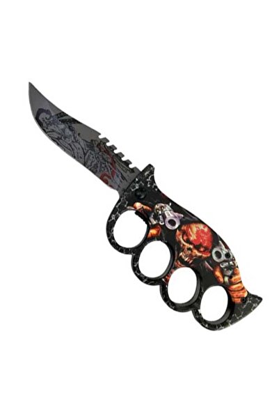 dalimag Pumnal tip box, rozeta autoaparare, cutit briceag deschidere automata, Dalimag