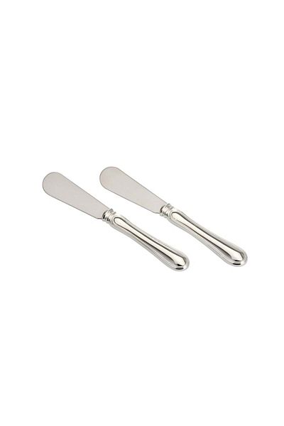 Hermann Bauer Set 2 Silver-Plated Butter Knives