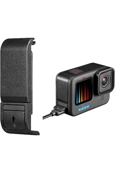 SUREWO Battery protection cover, Surewo brand, compatible with GoPro Hero 9, polycarbonate, black
