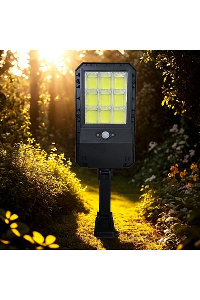 NEXTLY Lampa solara de exterior cu telecomanda NEXTLY, ajustabila, 108 leduri COB, ABS, LL-69T, negru