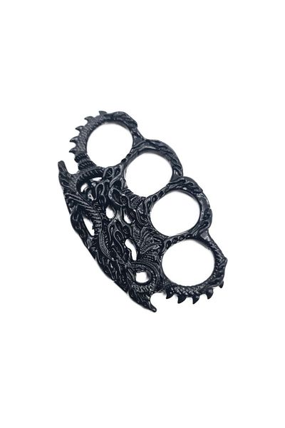 dalimag Knuckle Blade, Self-Defense Model A1 Dragon in Flacari, Black, Dalimag