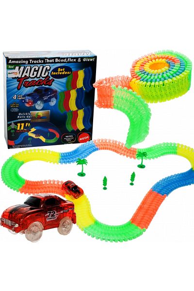 MalPlay Magic light track + car 228 pieces, Malplay 107009