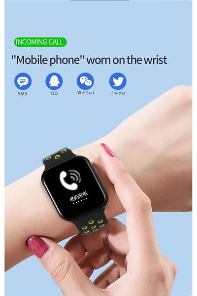 ideal STORE FORCE Sport8 SmartWatch, 1.3 inch TFT display, Heart rate and sleep monitoring,