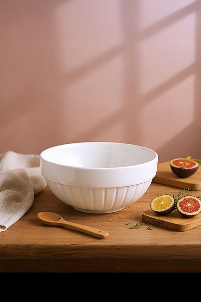 Güral Porselen 23 cm Relief Bowl