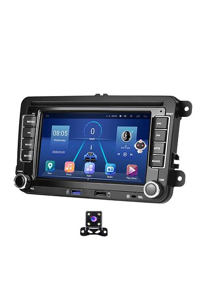 OEM Navigatie Android 2GB RAM 32 GB memorie Carplay si Android 14 dedicata Golf 5, Golf 6, Passat 6