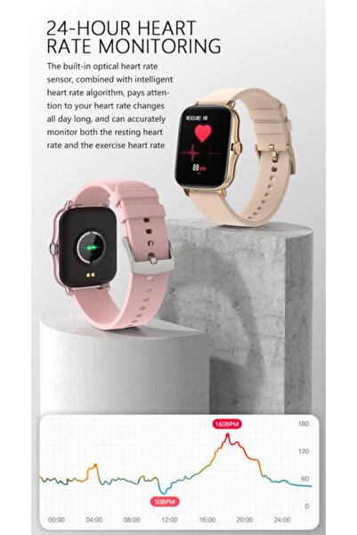 ideal STORE Ceas SmartWatch Y20 SquareStyle idealStore, Waterproof, Ecran Tactil HD, 1.7 inch, Compatibilitate A