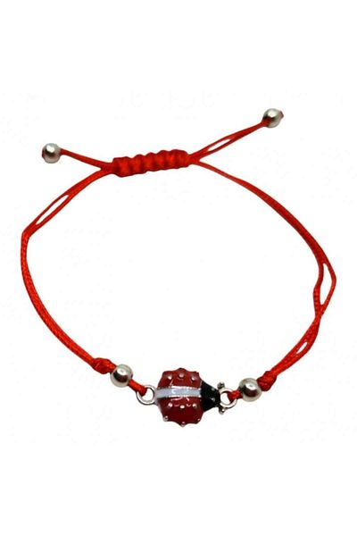 OEM Adjustable Martisor Bracelet with Metal Ladybug