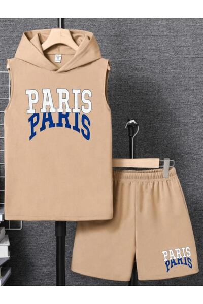 VESTIR BIEN Set confortabil pentru copii, cu glugă și bretele, pentru partea ...