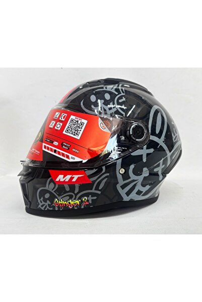 MT Stinger 2 Ram F1 Parlak Renk Şefaf Vizörlü V-28B