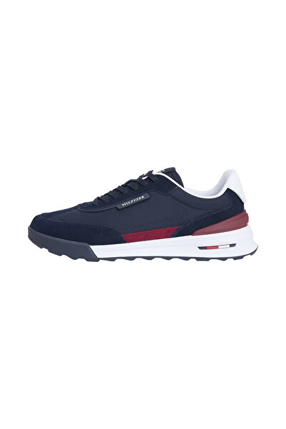 Tommy Hilfiger Erkek Retro Runner Nylon Mix Sneakers - Lacivert