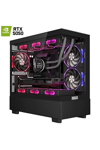 DRAGOS DRx7517 Ryzen 5 7600 32GB DDR5 Ram 1TB M2 NVMe SSD 8GB RTX5050 Oyuncu ...