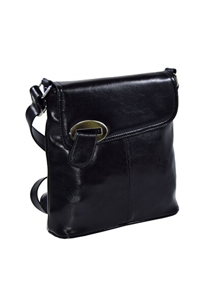 Magazinul de genti Geanta dama din piele naturala, model 75, Negru