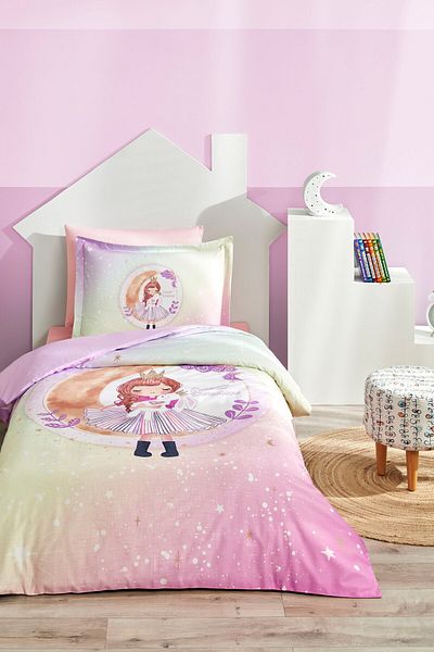Özdilek Sweet Dream Single Fitted Sheet Duvet Cover Set