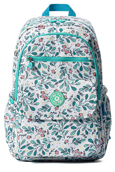 Go Veform Rucsac casual și școlar din țesătură șifonată impermeabilă cu mai m...