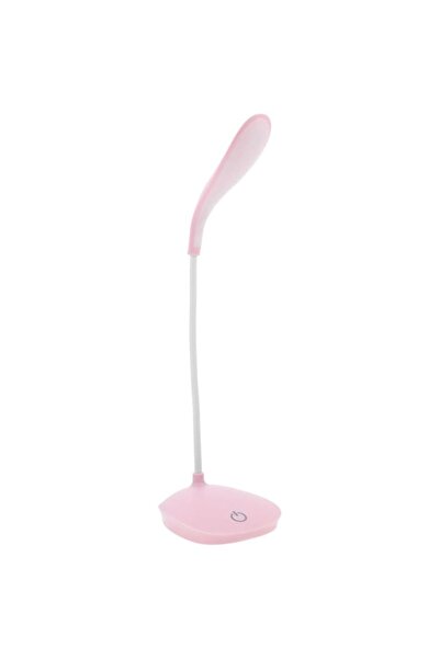 YBOSHOP Lampa LED de birou flexibila, touch, 3 trepte, USB, 5W, roz