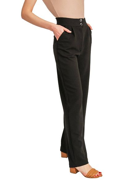 Duss Crepe Leg Women's Trousers