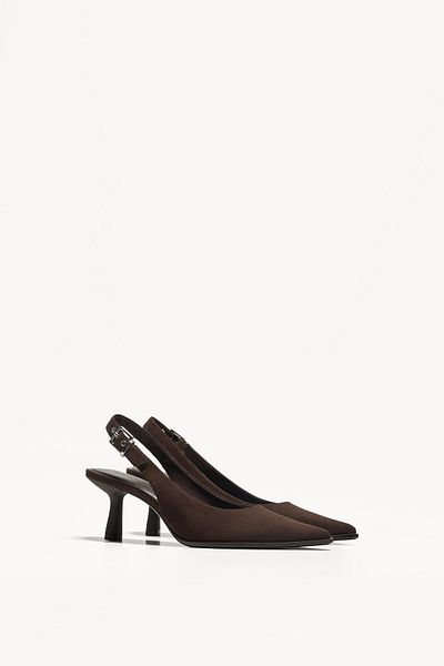 Bershka Kitten heel slingback shoes