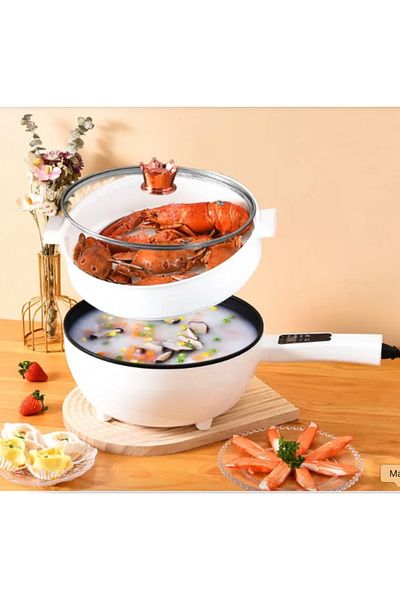 Razo TIGAIE ELECTRICA MULTIFUNCȚIONALĂ RAZO, 26CM, 2.5 L, PANOU CONTROL INTELIGENT, INVELIS ANTIADERENT