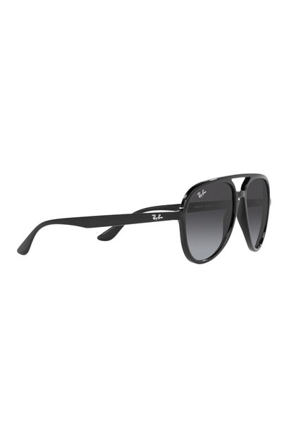 Ray-Ban Ray‑Ban RB4376 601/8G – Ochelari unisex Pilot, Negru, Lentile Gradient Gri, Mărime 57
