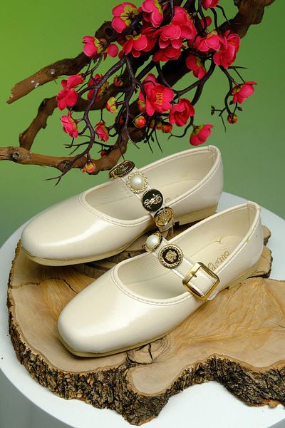 Oksit Wens Lightweight No Sound Buckle Detailed Daily Home Office Women's Ballerinas