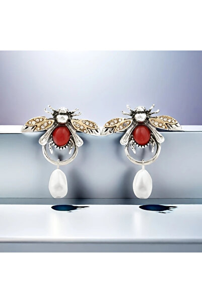 MİLALAZO Retro hipoalerjenik kişilik arı damla küpeleri, yüksek kaliteli zarafet Vintage