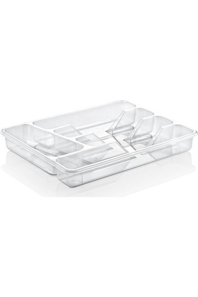 Hobby Plastic Small Drawer Spoon Holder Transparent 41190