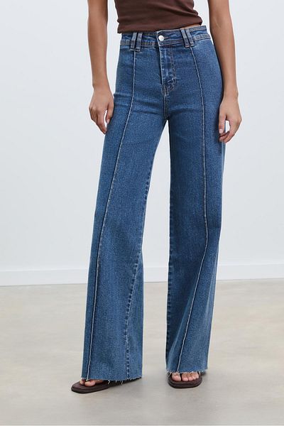 Stradivarius Minimalist jeans with seams