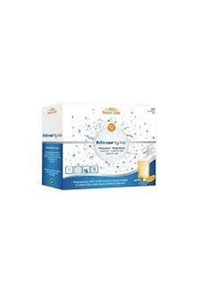 New Life Minerlyte - سيترات المغنيسيوم - البوتاسيوم - الصوديوم - فيتامين B6 وB12 - مسحوق الإلكتروليت - 12 كيس